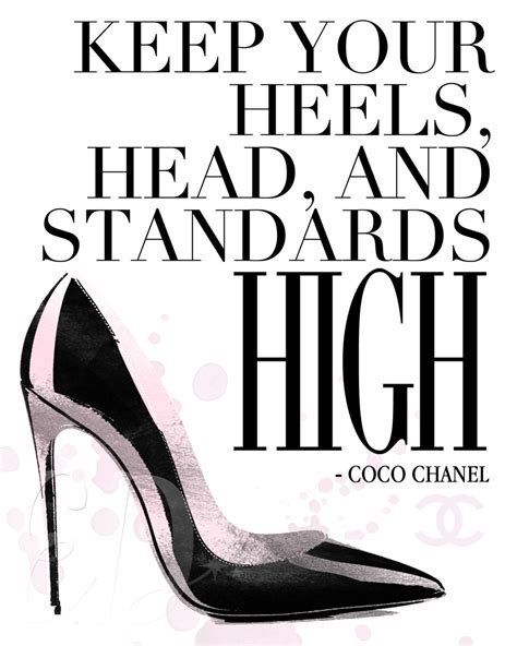 coco chanel citate|coco chanel quotes high heels.